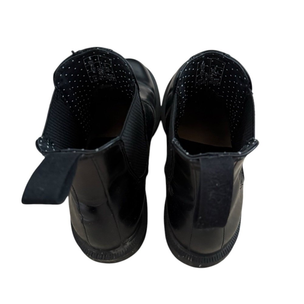 DR. MARTENS DOC FLORA CHELSEA LEATHER WOMEN'S BLACK BOOTS SIZE 6 (37 EU) - Picture 5 of 9
